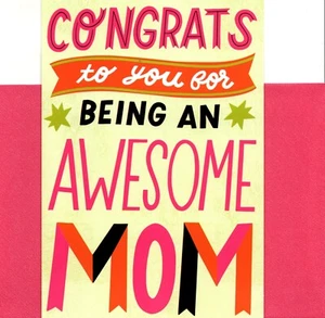 Funny Happy Mother's Day Congrats To Me Theme Hallmark Shoebox Card - Picture 1 of 3