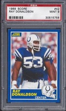 1989 Score #42 Ray Donaldson PSA 9 MINT 30515758