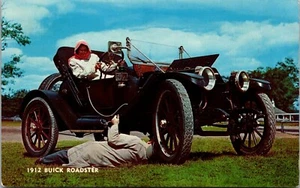Postkarte Buick Roadster von 1912 wird repariert - Bild 1 von 2