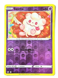 Swirlix 067/198 Reverse Holo Common Chilling Reign Pokemon Lightly Played LP - Picture 1 of 10