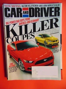 Car and Driver KILLER COUPES February 2014 - Picture 1 of 1