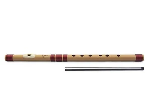Flutes PVC Fiber E Sharp Bansuri Middle Octave Left Handed Musical Instruments - Picture 1 of 5