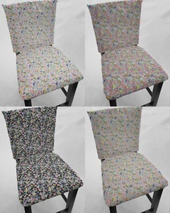 Fundas traseras o funda de asiento para silla de comedor Birds & Butterflies in Blooms - Imagen 1 de 18