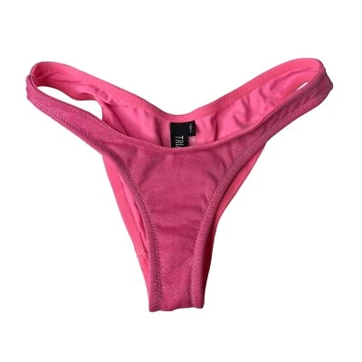 Triangl Swimwear Mica Nell Pink Sparkle Bikini Bottom Cheeky Women's Size XXS - Image 1 of 4