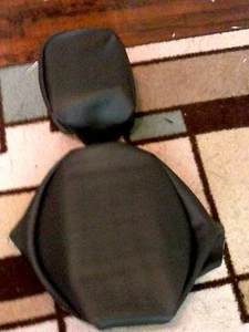 Cubierta de asiento de motocicleta HONDA VT1100 Shadow 1989-1996 2 piezas lisa hecha a medida - Imagen 1 de 1