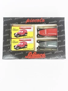 Schuco Piccolo Mercedes 170V (2 Car Set, Red, Gray) DIECAST 1:90 New In Box - Picture 1 of 4