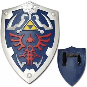 Fantasy Full Size Link Hylian Zelda Shield with Grip & Handle - Picture 1 of 2