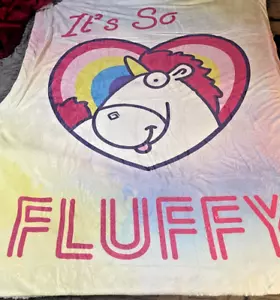 Universal Studios Despicable Me It’s So Fluffy Soft Blanket Throw 50” x 60” - Picture 1 of 2