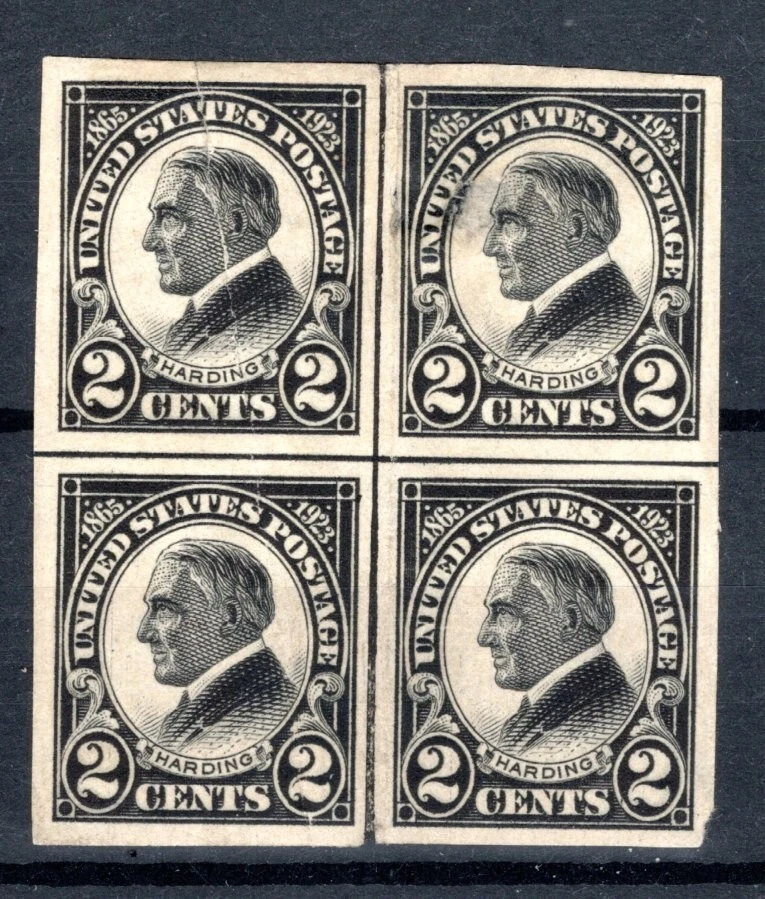 US stamps- Scott # 611 center line block space filler (F84) - Image 1 of 1