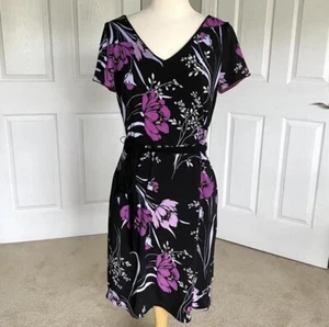 White House Black Market Business Freizeitkleid mit Blumenmuster Damen Small " - Bild 1 von 5