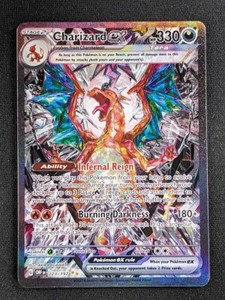 2023 Pokemon Obsidian Flames CHARIZARD EX Full Art AA Foil English #223/197