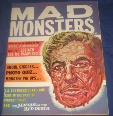MAD MONSTERS #9   -  Great vintage monster mag!   Nice book ! Foto 1 de 4