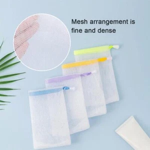1x Hangable Foaming Mesh Bags For Soap & Facial Cleanser Best K5D9 - Photo 1/18