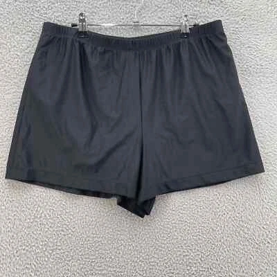 St Tropez Traje de Baño Pantalones Cortos Mujer 16 Negro Ligero Nylon Elastizado Playa Verano Foto 1 de 4