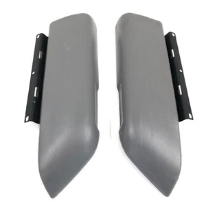 1992-1996 Ford Bronco Rear Arm Rest Lids Console Storage OEM Gray Pair Armrest - Picture 1 of 4