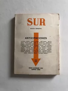Revista Sur N° 344 345 - Anticipaciones - Victoria Ocampo - Amado Alonso etc - Picture 1 of 3