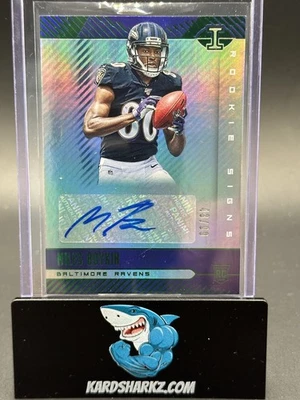 2019 Panini Illusions Rookie Signs Miles Boykin #RS-MIB Green /99 RC auto Ravens - Image 1 of 2
