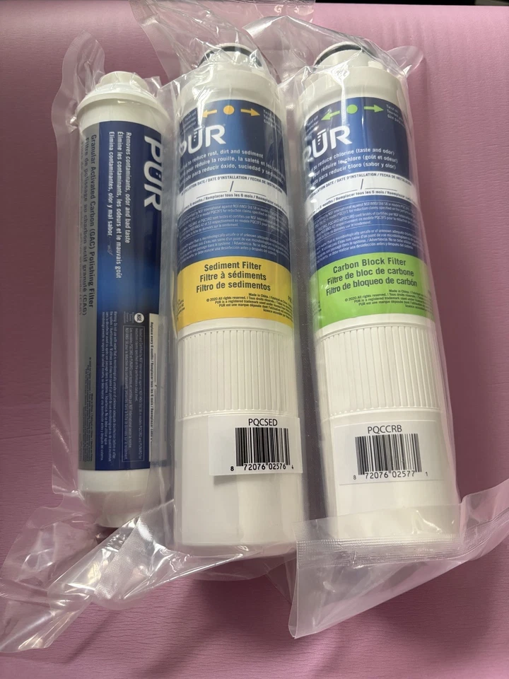 PUR Sink Water Filter Carbon Block, Sediment, and 2 Polishing Filters Set  - Image 1 of 4