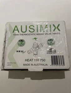 Ausimix 15mm Compact 2 in 1 Thermostatic Mixing Valve HEAT110750 - Picture 1 of 2