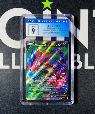 Eternatus V - SWSH044 2020 Pokémon Black Star Promos V - CGC 9 Mint - Image 1 of 2