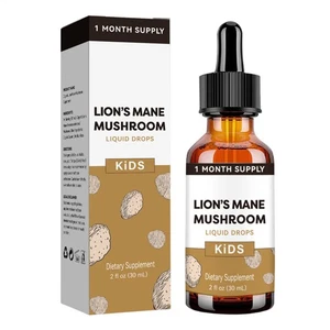 Integratore Fungo Criniera di Leone Bio 30ml Potenziatore Cognitivo Naturale Potenziatore - Foto 1 di 7