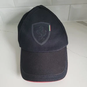 Scuderia Ferrari Puma Black Classic Adjustable Baseball Style Cap/Hat - Picture 1 of 4
