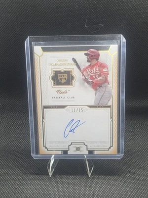 2024 Christian Encarnacion-Strand /15 RC Topps Definitive Baseball Club Auto - Image 1 of 2