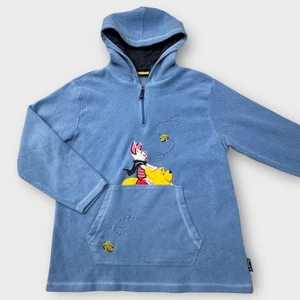 Disney Pooh Pullover Womens 18W 20W Fleece Hoodie Piglet Winnie the Pooh Bee Y2K - Picture 1 of 9