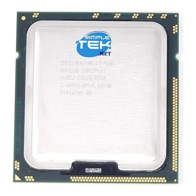 Intel i7 920 SLBEJ 2,66GHz 4C/8T LGA1366 Processor CPU 130W TDP - Image 1 of 4