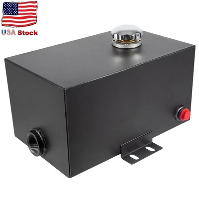 5 Gallon 14 Gauge Steel Hydraulic Fluid Reservoir Tank with Breather Cap - Image 1 of 4
