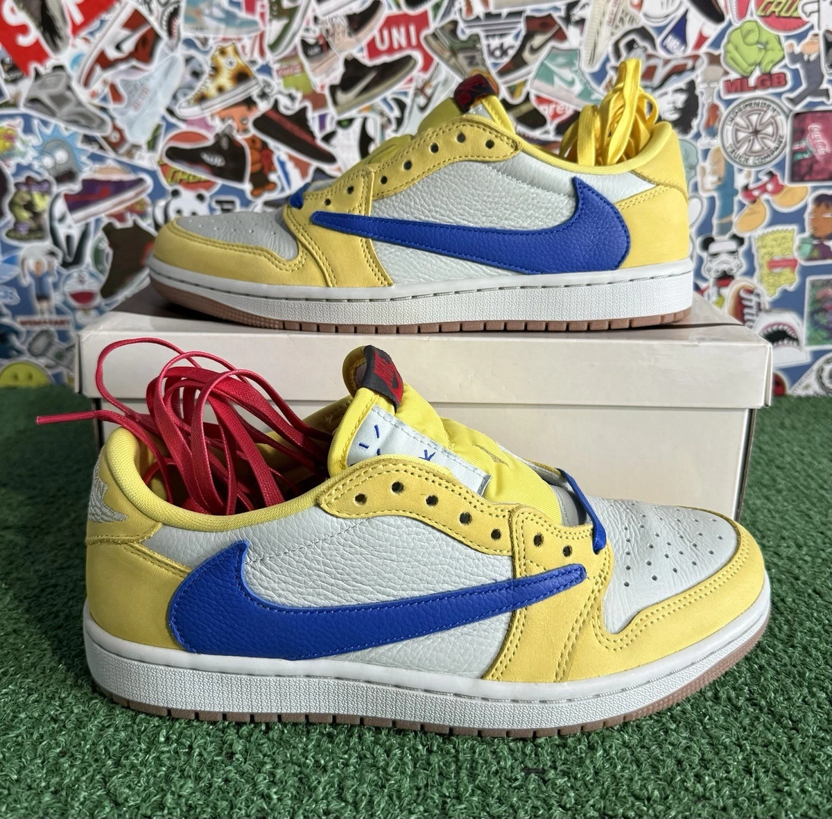 Travis Scott x Air Jordan 1 Retro OG SP Low Canary W | eBay