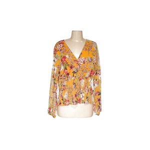 INC International Concepts gelbe geblümte Bluse, Größe L - Bild 1 von 4