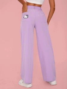 Ahein x Hello Kitty and Friends Purple Pants Size S New with Tags - Picture 1 of 5