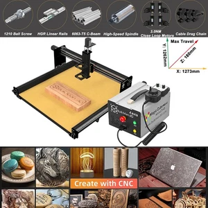 Black ULTIMATE Bee Engraving CNC Machine Full Kit with UC300 Mach3 For Cutting - Picture 1 of 13