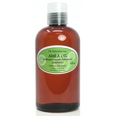 8 OZ AMLA OIL Unrefined Virgin Indian Gooseberry for Hair Growth Skin Anti Aging - Image 1 of 4