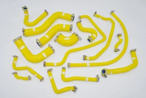 Silicone Coolant/Breather Hoses fits Mazda Mx5 1.6 MK1 NA Radiator '89-'98  YE - Picture 1 of 8