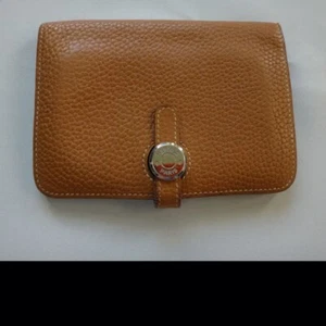 Hermes Dogon Kartenetui Kompakt Geldbörse Münzetui Unisex - Bild 1 von 12