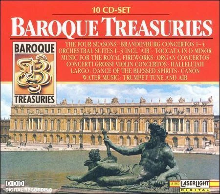 Baroque Treasuries (CD, Aug-1990, 10 Discs, Laserlight)