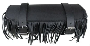 Motocicleta Motorista Chopper Cuero Bolsa De Herramientas Universal Rol Enlace - Imagen 1 de 2