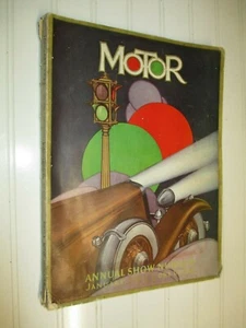MOTOR ANNUAL SHOW MAGAZINE NUMBER JANUARY 1933  - Picture 1 of 12