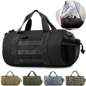 Tactical Molle Shoulder Bags Storage Sports Handbag Military Men Gym Duffle Bag - Picture 1 of 15