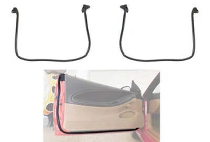 1994-2004 Mustang & Cobra Lower Door Rubber Weatherstrips Seals LH RH Pair - Bild 1 von 5