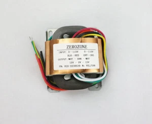 30VA R-core transformer Output 15V-0-15V (3 lines) for preamp/Headphone amp DIY - Picture 1 of 3
