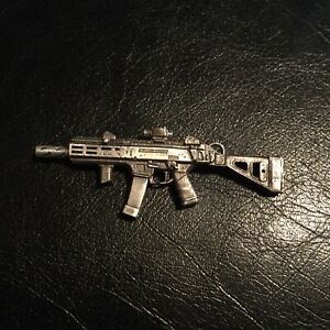 Sterling Silver Scorpion EVO gun Pendant