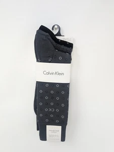 Calvin Klein Men's 3pairs Patterned crew socks (7438) Sz:10-13 New A0(A4T) - Picture 1 of 3