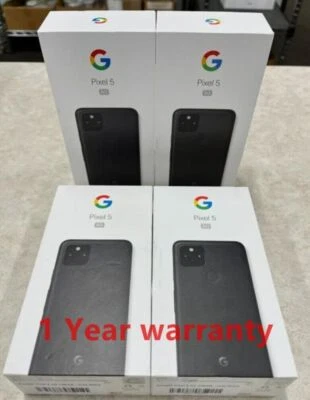 Original Google Pixel 5 128GB +8GB 5G Unlocked Android Smartphone New Sealed - Image 1 of 4