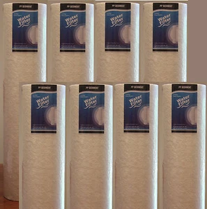 Eight Big Blue 20" x 4.5" Jumbo Size PP Sediment Filter (1 micron) - Picture 1 of 1