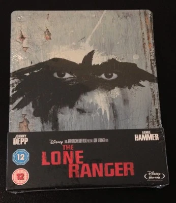 THE LONE RANGER Blu-Ray SteelBook Zavvi UK Exclusive Region Free 1st Ed OOP Rare - Image 1 of 4