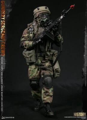 DAMToys 1/6 Scale Marine Corps Gunnery Sergeant Crews Urban Warfare 78082 New - Image 1 of 4