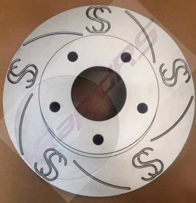 HOLDEN COMMODORE VT VX VU VY VZ SLOTTED DISC BRAKE ROTORS SS PERFORMANCE FRONT  - Image 1 of 3